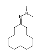 cyclododecanone dimethylhydrazone Structure