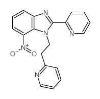 7-nitro-2-pyridin-2-yl-1-(2-pyridin-2-ylethyl)benzoimidazole picture