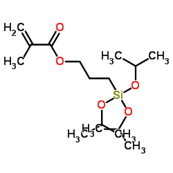 3-[三(1-甲基乙氧基)硅基]丙基甲基丙烯酸酯结构式