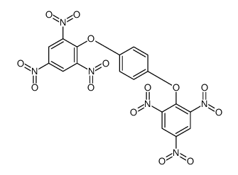 1,3,5-trinitro-2-[4-(2,4,6-trinitrophenoxy)phenoxy]benzene Structure