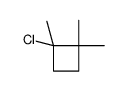 1-chloro-1,2,2-trimethylcyclobutane结构式