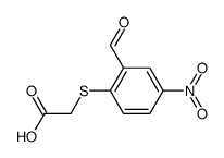 (2-formyl-4-nitro-phenylsulfanyl)-acetic acid结构式