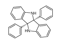 4b,5,9b,10-tetrahydro-4b,9b-diphenylindolo[3,2-b]indole结构式