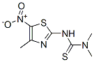 N,N-Dimethyl-N'-(4-methyl-5-nitrothiazol-2-yl)thiourea结构式