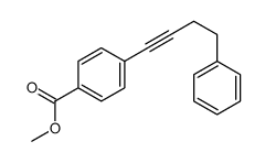 methyl 4-(4-phenylbut-1-ynyl)benzoate结构式