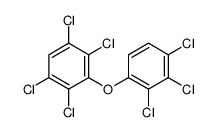 1,2,4,5-tetrachloro-3-(2,3,4-trichlorophenoxy)benzene Structure