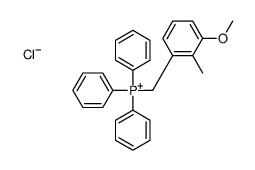 (3-methoxy-2-methylphenyl)methyl-triphenylphosphanium,chloride结构式