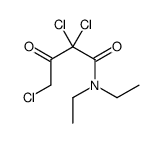 2,2,4-trichloro-N,N-diethyl-3-oxobutyramide结构式