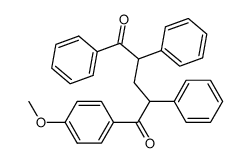 1-(4-methoxy-phenyl)-2,4,5-triphenyl-pentane-1,5-dione结构式