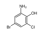 2-amino-4-bromo-6-chlorophenol Structure