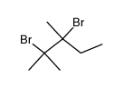 2,3-dibromo-2,3-dimethyl-pentane结构式