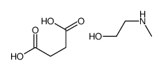 succinic acid, compound with 2-(methylamino)ethanol (1:1)结构式