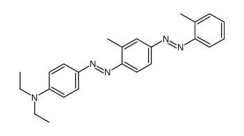 N,N-diethyl-4-[[2-methyl-4-[(o-tolyl)azo]phenyl]azo]aniline结构式