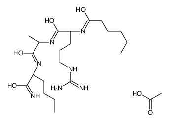 Hexanoyl dipeptide-3 norleucine acetate Structure