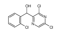 (2-chlorophenyl)-(3,5-dichloropyrirazin-2-yl)methanol结构式