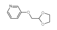 3-([1,3]DIOXOLAN-2-YLMETHOXY)-PYRIDINE Structure