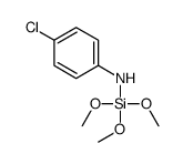 4-chloro-N-trimethoxysilylaniline结构式