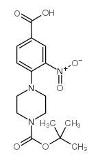 4-(BOC-PIPERAZIN-1-YL)-3-NITROBENZOIC A& structure
