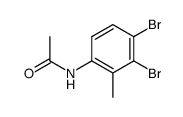 acetic acid-(3,4-dibromo-2-methyl-anilide) Structure