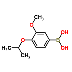 4-Isopropoxy-3-methoxyphenylboronic acid结构式