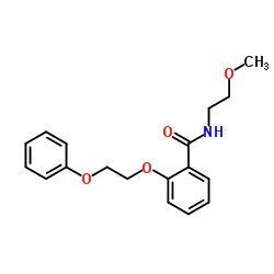 N-(2-Methoxyethyl)-2-(2-phenoxyethoxy)benzamide结构式