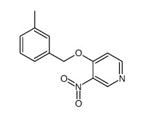 4-[(3-methylphenyl)methoxy]-3-nitropyridine Structure
