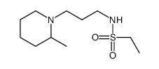 N-[3-(2-methylpiperidin-1-yl)propyl]ethanesulfonamide结构式