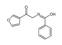 N-[2-(furan-3-yl)-2-oxoethyl]benzamide结构式