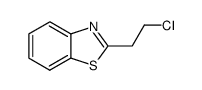 Benzothiazole, 2-(2-chloroethyl)- (9CI) structure