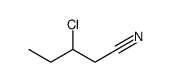 3-chloropentanenitrile Structure