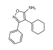 4-(cyclohexen-1-yl)-3-phenyl-1,2-oxazol-5-amine Structure