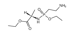 H-Aep-(OEt)-L-Ala-OEt结构式