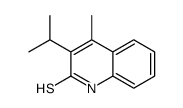 4-methyl-3-propan-2-yl-1H-quinoline-2-thione Structure