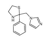 2-(imidazol-1-ylmethyl)-2-phenyl-1,3-thiazolidine Structure