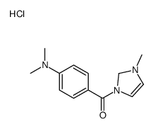 [4-(dimethylamino)phenyl]-(3-methyl-1,2-dihydroimidazol-1-ium-1-yl)methanone,chloride Structure