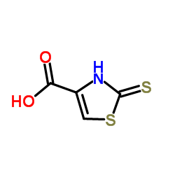 2-Thioxo-2,3-dihydro-1,3-thiazole-4-carboxylic acid结构式