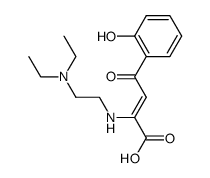 3-(2'-hydroxybenzoilo)-2-(N,N-diethylaminoethylamine)-acrylic acid结构式