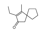 3-ethyl-4-methylspiro[4.4]non-3-en-2-one Structure