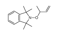 1,1,3,3-tetramethyl-2-(1'-methylprop-2'-enoxy)isoindoline结构式