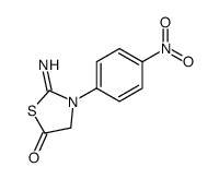 2-imino-3-(4-nitrophenyl)-1,3-thiazolidin-5-one Structure