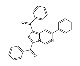 (5-benzoyl-3-phenylpyrrolo[1,2-c]pyrimidin-7-yl)-phenylmethanone结构式