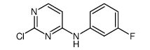 2-氯-N-(3-氟苯基)嘧啶-4-胺结构式