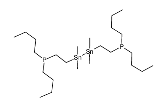 1,2-bis(2-(dibutylphosphanyl)ethyl)-1,1,2,2-tetramethyldistannane结构式