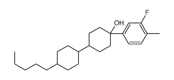 1-(3-fluoro-4-methylphenyl)-4-(4-pentylcyclohexyl)cyclohexan-1-ol Structure