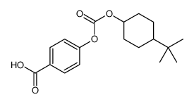 4-(4-tert-butylcyclohexyl)oxycarbonyloxybenzoic acid结构式