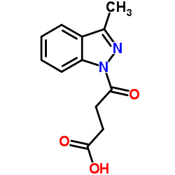 4-(3-Methyl-1H-indazol-1-yl)-4-oxobutanoic acid Structure