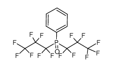 phenylbis(heptafluoropropyl)phosphine oxide结构式