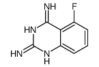 5-Fluoro-2,4-quinazolinediamine结构式