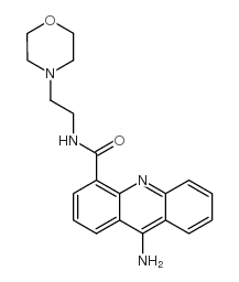 9-Amino-N-(2-(4-morpholinyl)ethyl)-4-acridinecarboxamide picture