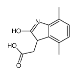 2-(4,7-dimethyl-2-oxo-1,3-dihydroindol-3-yl)acetic acid图片